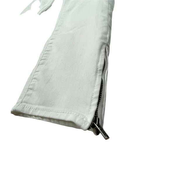 FREE PEOPLE White Skinny Ankle Zip Jean - Picture 7 of 10